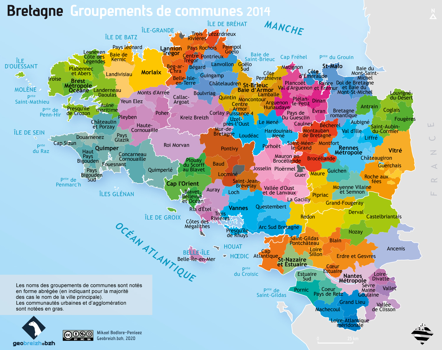 Communautés de communes (2014) Geobreizh